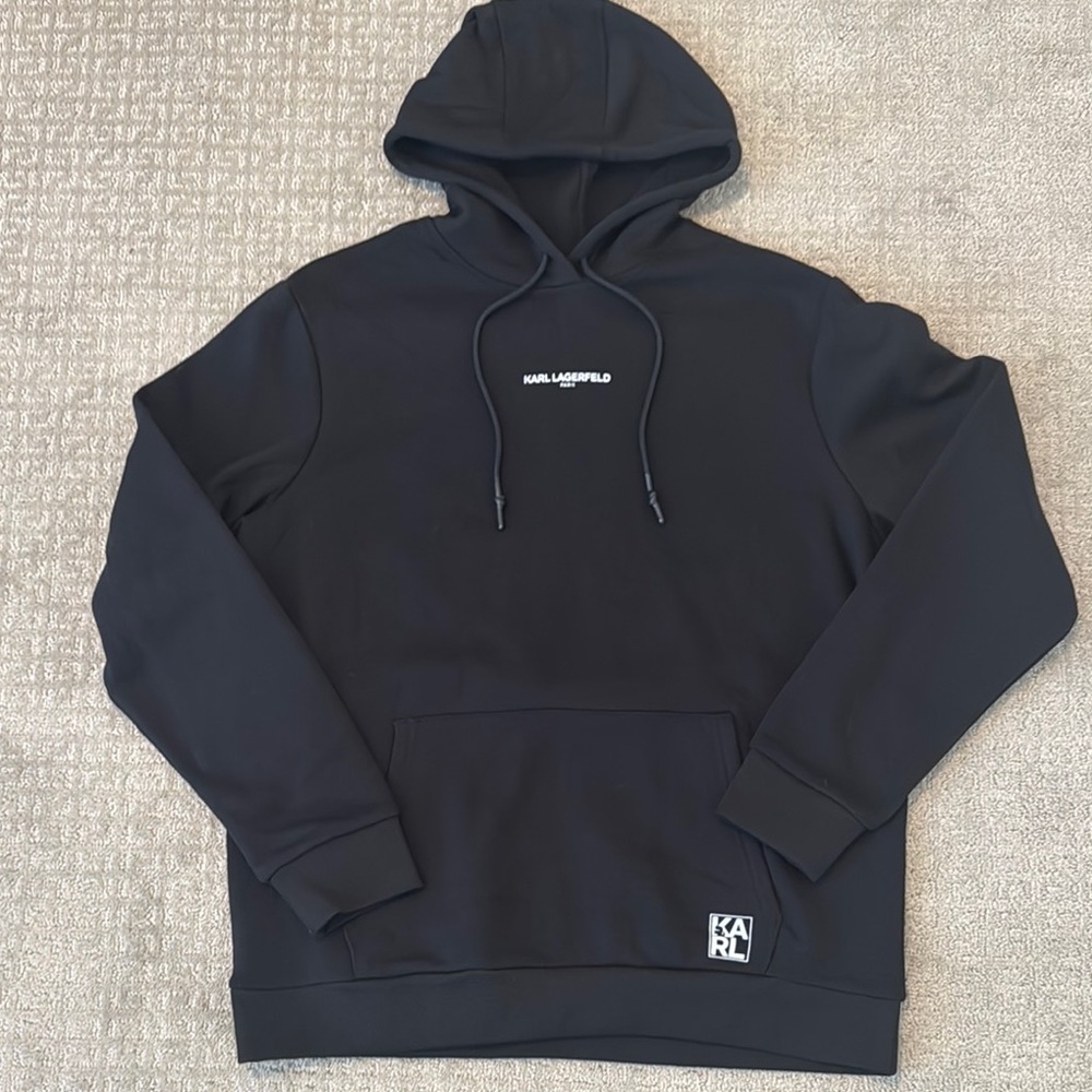 Karl Lagerfeld Black Hoodie for Men